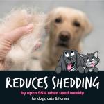 Gentle Deshedding Brush for Dogs and Cats