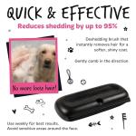 Gentle Deshedding Brush for Dogs and Cats