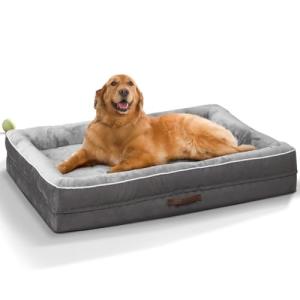 Large Orthopedic Dog Bed with Removable Cover