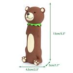 CHIWAVA Fun Squeaky Brown Bear Dog Toy Set