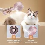 Cat Steam Brush and DeFur Comb for Pets