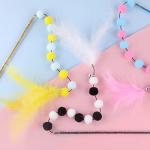 Vaktop Interactive Cat Wand Toys - 3 Pack