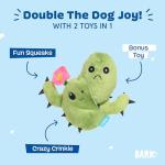 BARK Consuela Cactus Interactive Plush Dog Toy