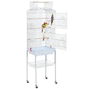 Yaheetech Metal Bird Cage with Play Top