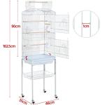 Yaheetech Metal Bird Cage with Play Top