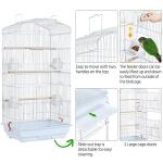 Yaheetech Metal Bird Cage with Play Top