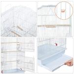 Yaheetech Metal Bird Cage with Play Top