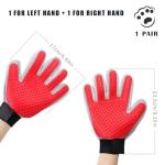 Pet Grooming Gloves for Cats and Dogs