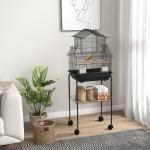 PawHut Bird Cage with Stand and Slide Tray