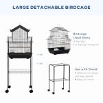 PawHut Bird Cage with Stand and Slide Tray