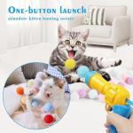 SXFENG Interactive Cat Pom Pom Balls - 50 Pack