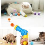 SXFENG Interactive Cat Pom Pom Balls - 50 Pack
