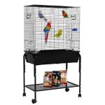 Stackable Bird Nest Box with Rolling Stand 42