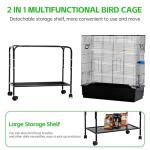 Stackable Bird Nest Box with Rolling Stand 42