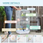 PawHut Multi-Level Bird Cage for Small Birds