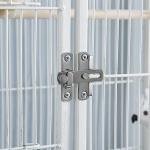 Large Parrot Cage with Rolling Stand and Wheels