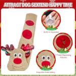 Christmas Squeaky Puzzle Dog Toys - No Stuffing