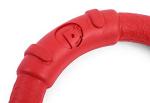 Petface Rubber Ring Dog Toy, Small, Red