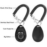 2 Pack Dog Training Clicker with Strap