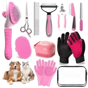 13-Piece Dog & Cat Grooming Kit Essentials