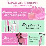 13-Piece Dog & Cat Grooming Kit Essentials