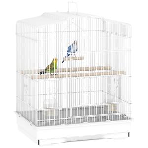 PawHut Bird Cage with Perches and Swing