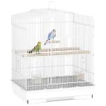 PawHut Bird Cage with Perches and Swing