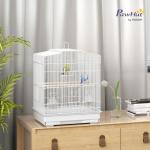 PawHut Bird Cage with Perches and Swing