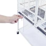 Large Metal Bird Cage with Rolling Stand