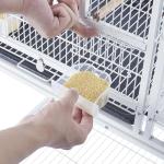 Large Metal Bird Cage with Rolling Stand