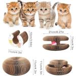 Twisty Paws Interactive Cat Toy with Scratcher