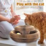 Twisty Paws Interactive Cat Toy with Scratcher