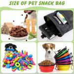 Small Dog Treat Bags with Belt Clip - 2 Pack