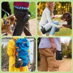 Small Dog Treat Bags with Belt Clip - 2 Pack