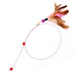 SLSON Interactive Feather Teaser Cat Toy Wand