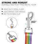 Loutep Extra Long Rainbow Dog Training Lead