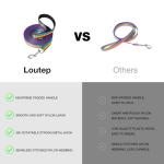 Loutep Extra Long Rainbow Dog Training Lead