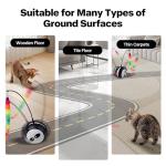 Interactive Cat Ball Toy with Bird Sounds