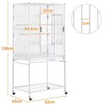 Extra Large Metal Bird Cage with Stand