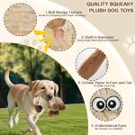 Squeaky Plush Dog Toy for Small to Medium Dogs