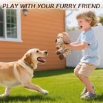 Squeaky Plush Dog Toy for Small to Medium Dogs