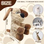 Squeaky Plush Dog Toy for Small to Medium Dogs