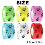 6 Roll Self-Adhesive Dog First Aid Bandages