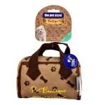 Super Soft Plush Dog Toy Bag with Squeak