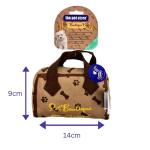 Super Soft Plush Dog Toy Bag with Squeak