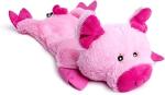 Farmyard Buddies Crinkle Pig Plush Dog Toy