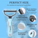 Laadi Double-Sided Dog & Cat Grooming Brush