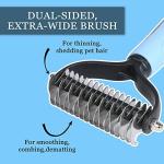Laadi Double-Sided Dog & Cat Grooming Brush