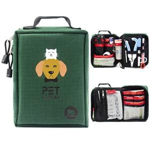Travel Pet First Aid Kit with 150 Supplies