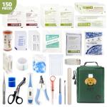 Travel Pet First Aid Kit with 150 Supplies